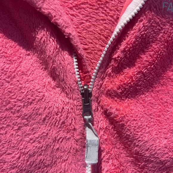 Womens The North Face' fluffy Full-Zip Jacket- pink size XS/TP. Fits like small - Picture 6 of 6